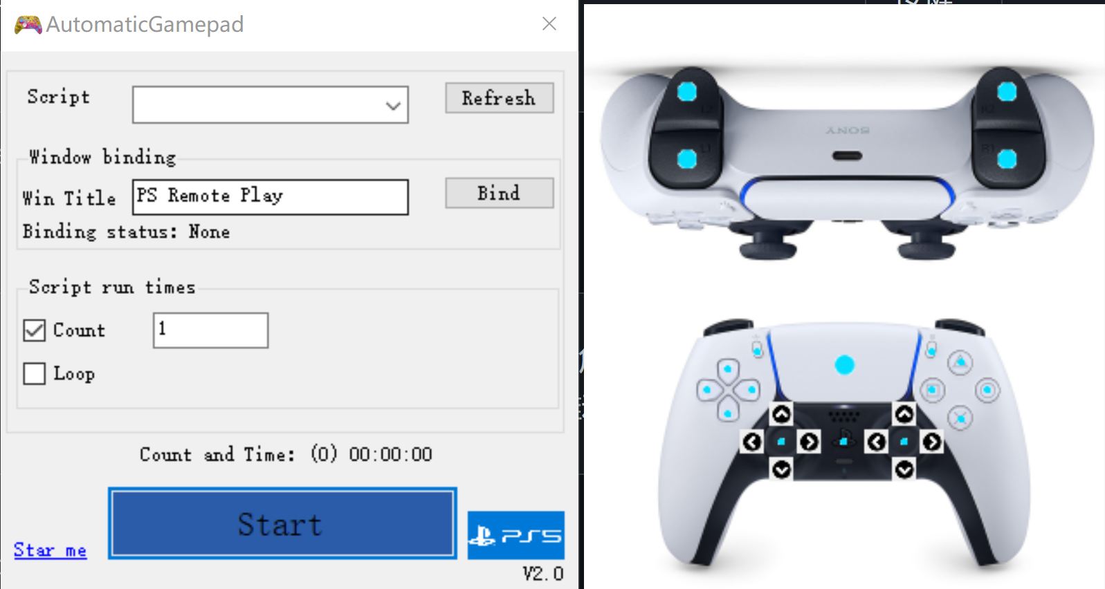 Playstation Virtual Controller